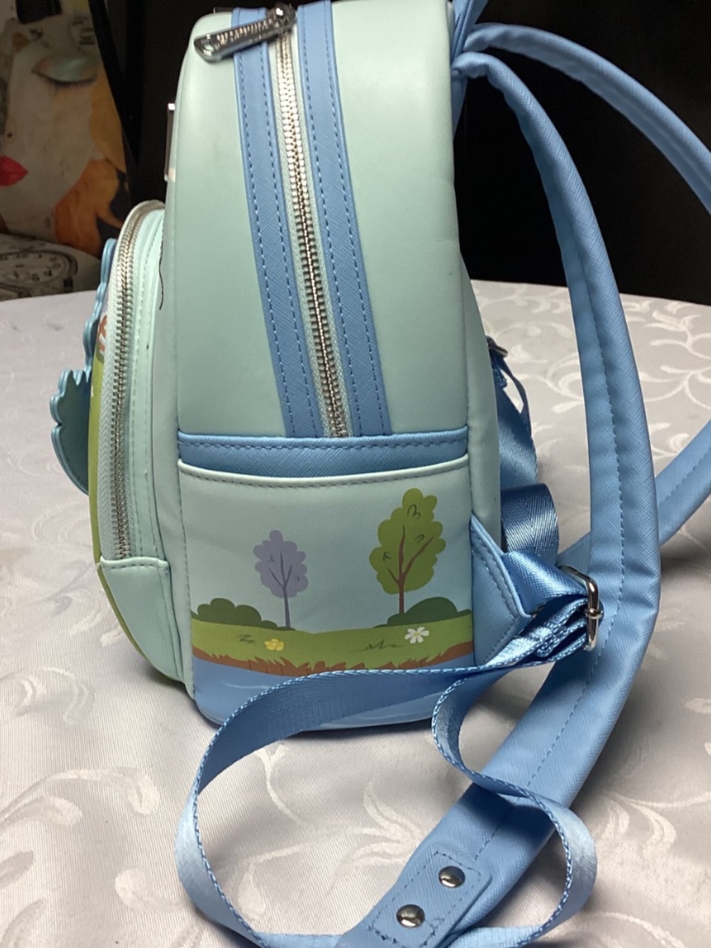 Loungefly Winnie the Pooh mini backpack. RETIRED RARE. UMBRELLA - Picture 4 of 11
